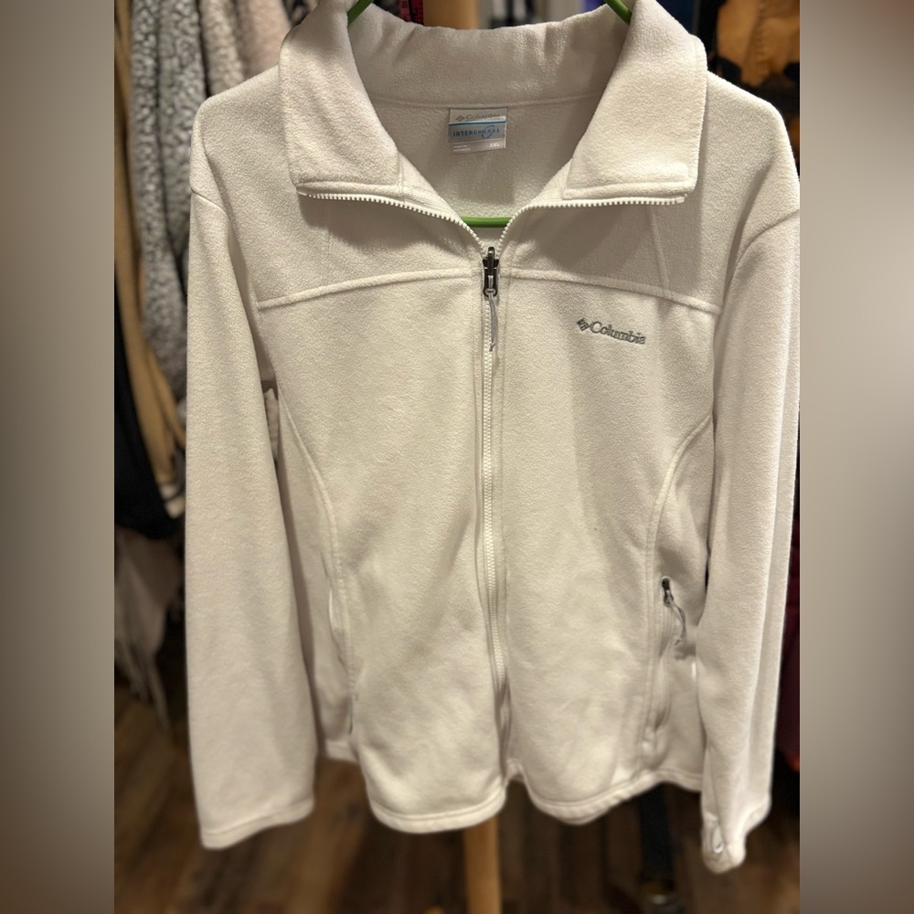 Columbia Interchange White Jacket XXL